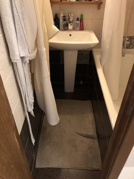 Это До и После приведет вас в восторг! Двушка 46 кв. м с маленькой кухней в панельке 1976 года