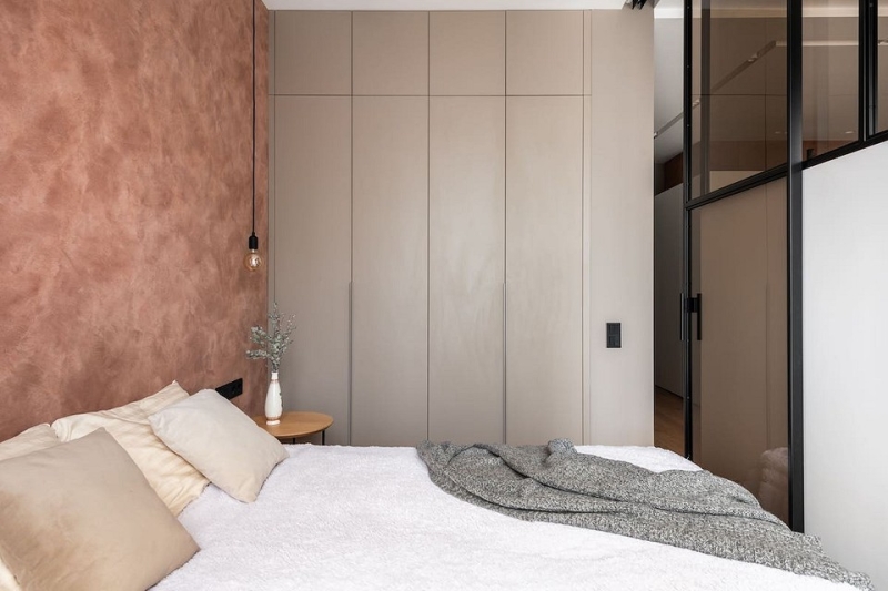 Функциональная однушка 40 кв. м: кухня-ниша вместо гардеробной, гостиная и спальня. Здесь есть все!