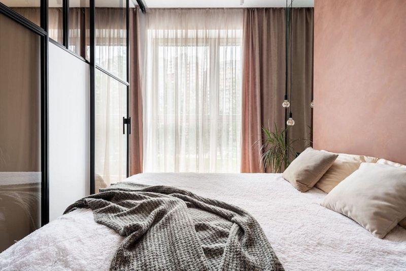 Функциональная однушка 40 кв. м: кухня-ниша вместо гардеробной, гостиная и спальня. Здесь есть все!