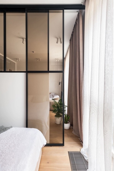 Функциональная однушка 40 кв. м: кухня-ниша вместо гардеробной, гостиная и спальня. Здесь есть все!