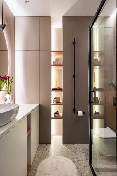 Функциональная однушка 40 кв. м: кухня-ниша вместо гардеробной, гостиная и спальня. Здесь есть все!