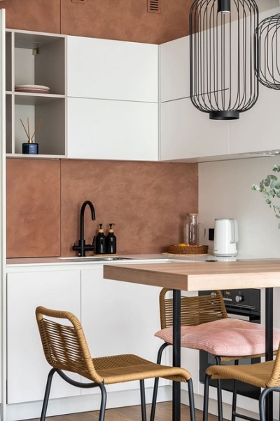 Функциональная однушка 40 кв. м: кухня-ниша вместо гардеробной, гостиная и спальня. Здесь есть все!