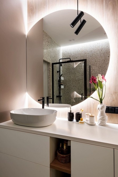 Функциональная однушка 40 кв. м: кухня-ниша вместо гардеробной, гостиная и спальня. Здесь есть все!