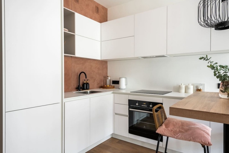 Функциональная однушка 40 кв. м: кухня-ниша вместо гардеробной, гостиная и спальня. Здесь есть все!