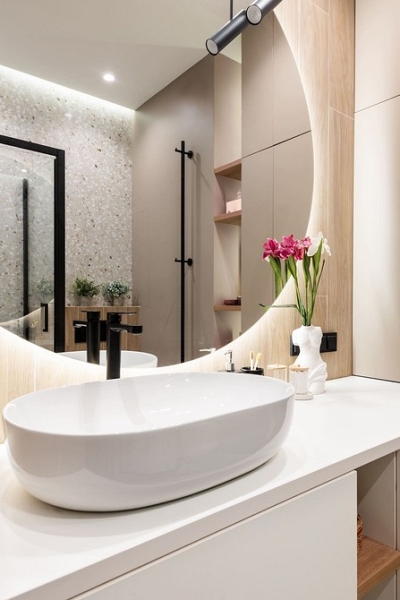 Функциональная однушка 40 кв. м: кухня-ниша вместо гардеробной, гостиная и спальня. Здесь есть все!