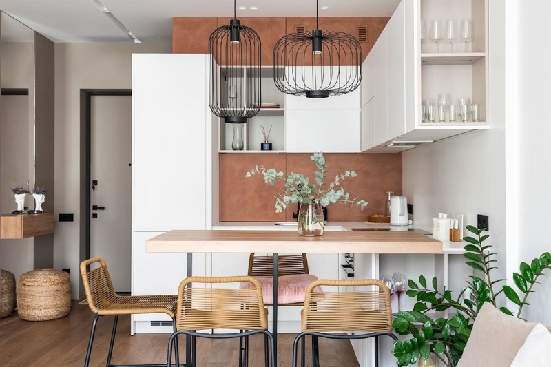 Функциональная однушка 40 кв. м: кухня-ниша вместо гардеробной, гостиная и спальня. Здесь есть все!