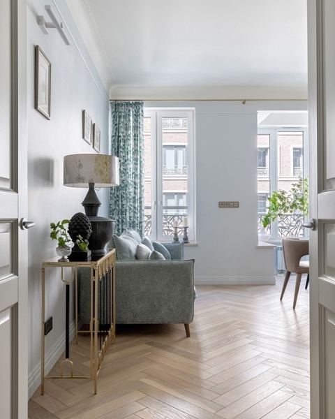 Историческая квартира в новостройке? Это реально! Интерьер-сюрприз для подруги дизайнера