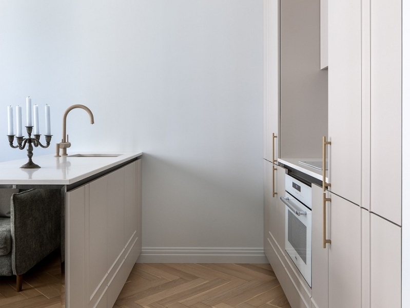 Историческая квартира в новостройке? Это реально! Интерьер-сюрприз для подруги дизайнера