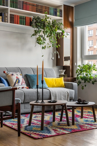 
                                Ковер в интерьере: критерии выбора и идеи для разных комнат (92 фото)                            