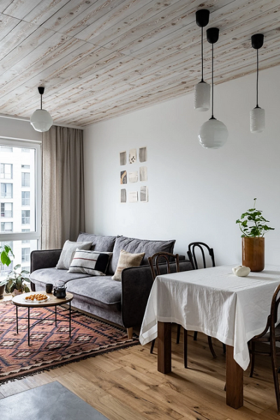 
                                Ковер в интерьере: критерии выбора и идеи для разных комнат (92 фото)                            