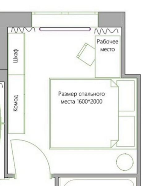 Куда поставить шкаф и комод в спальне? 5 функциональных примеров