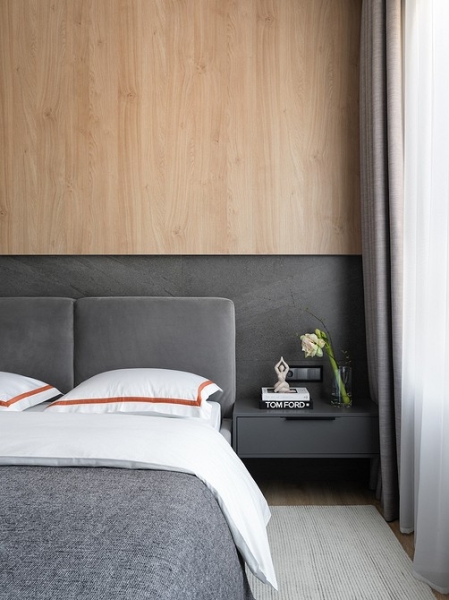 Кухня и кабинет в шкафу, двери для кота и много других классных идей! Квартира 66 кв. м для семьи