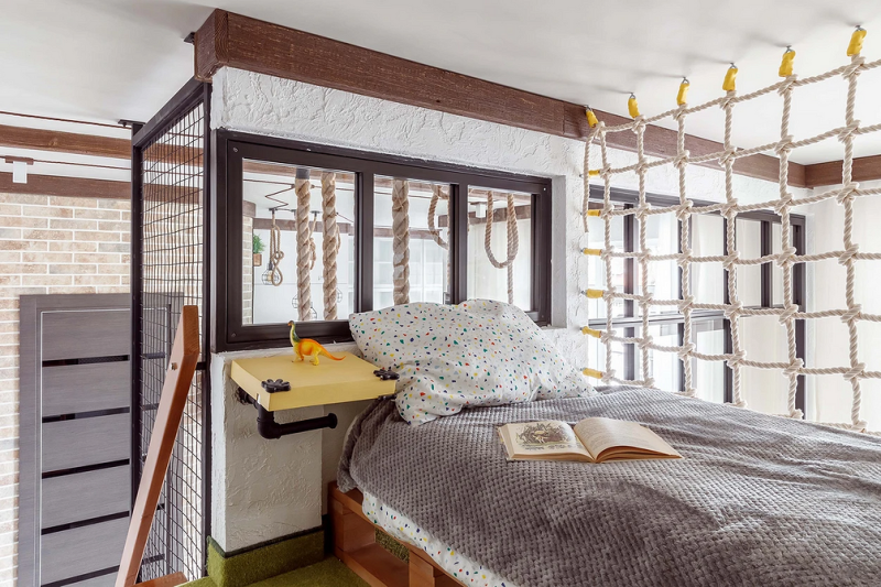 
                                Однокомнатная квартира для семьи с ребенком: идеи обустройства, планировки, примеры проектов (73 фото)                            