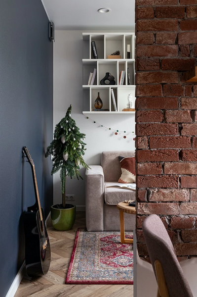 
                                Однокомнатная квартира для семьи с ребенком: идеи обустройства, планировки, примеры проектов (73 фото)                            