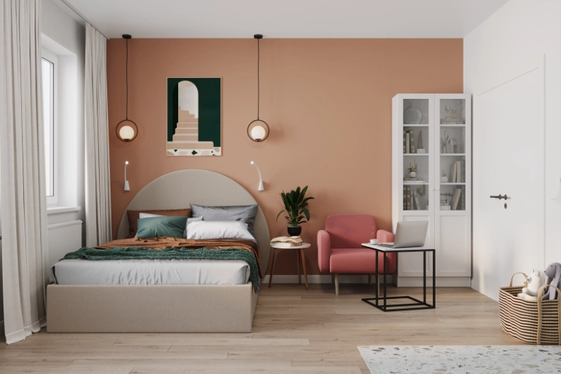 
                                Однокомнатная квартира для семьи с ребенком: идеи обустройства, планировки, примеры проектов (73 фото)                            