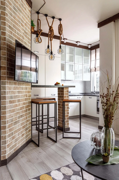 
                                Однокомнатная квартира для семьи с ребенком: идеи обустройства, планировки, примеры проектов (73 фото)                            