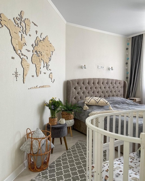 
                                Однокомнатная квартира для семьи с ребенком: идеи обустройства, планировки, примеры проектов (73 фото)                            