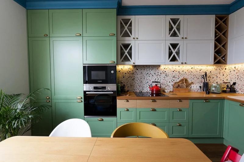 
                                Расстояния на кухне: 5 элементов кухонной математики, фото и рабочие схемы                            