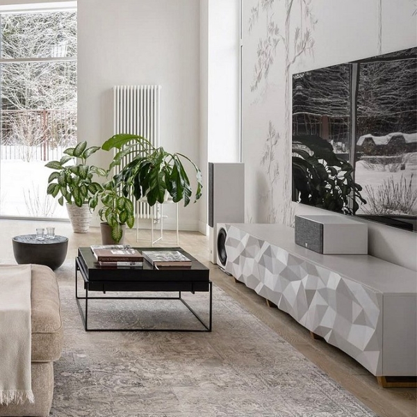 
                                Шкаф под телевизор в зал: тренды, виды, советы по выбору и 78 фото разных моделей                            