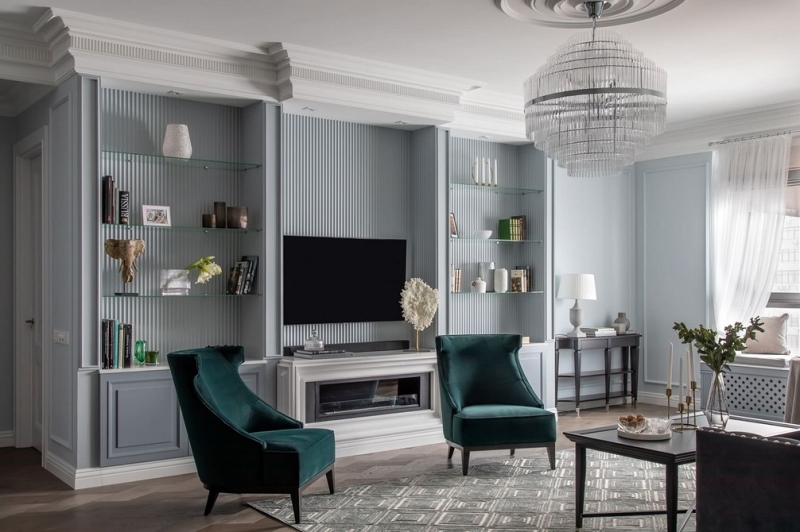 
                                Шкаф под телевизор в зал: тренды, виды, советы по выбору и 78 фото разных моделей                            