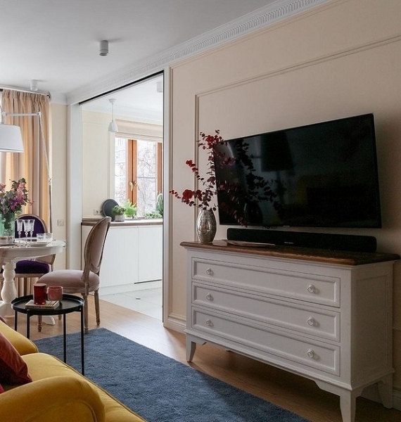 
                                Шкаф под телевизор в зал: тренды, виды, советы по выбору и 78 фото разных моделей                            