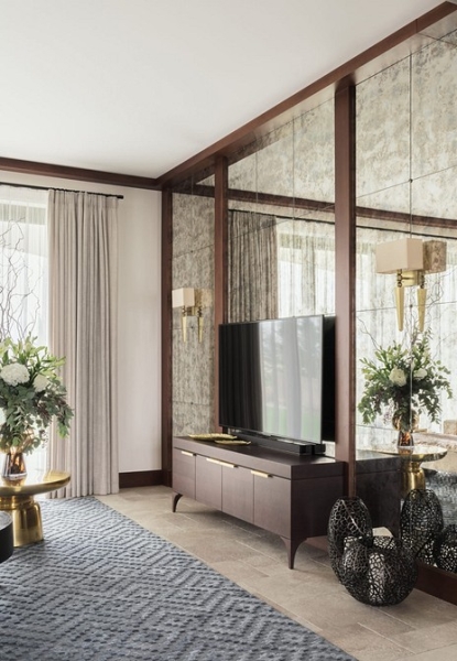 
                                Шкаф под телевизор в зал: тренды, виды, советы по выбору и 78 фото разных моделей                            