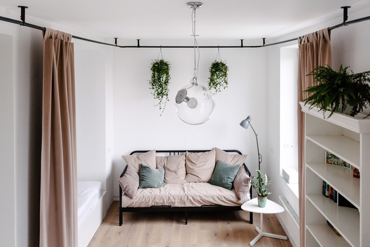 Уместить все на 33 м²: модный интерьер от buro5