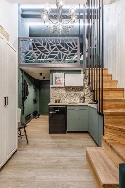 6 маленьких квартир, которые спас антресольный этаж