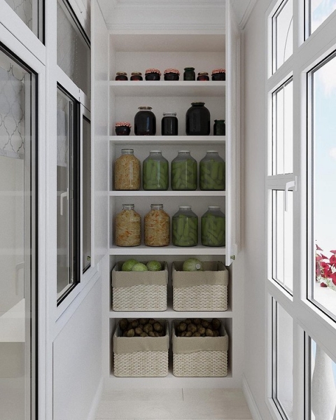 
                                8 красивых и компактных идей для хранения консервации у вас дома                            