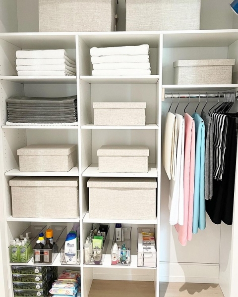 8 практичных идей для хранения текстиля в спальне