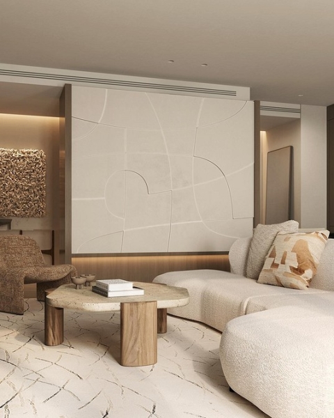 
                                Дизайн гостиной-2024: 9 главных трендов и 92 фото модных интерьеров                            