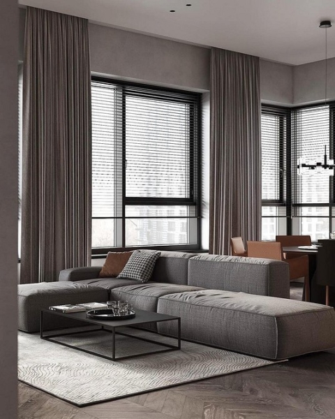 
                                Дизайн гостиной-2024: 9 главных трендов и 92 фото модных интерьеров                            