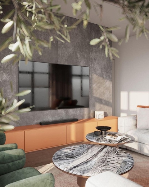 
                                Дизайн гостиной-2024: 9 главных трендов и 92 фото модных интерьеров                            