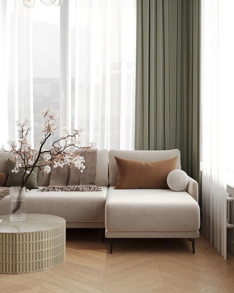 
                                Дизайн гостиной-2024: 9 главных трендов и 92 фото модных интерьеров                            