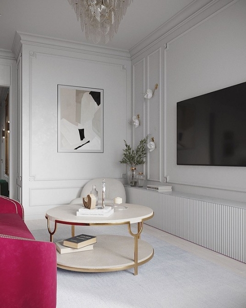 
                                Дизайн гостиной-2024: 9 главных трендов и 92 фото модных интерьеров                            