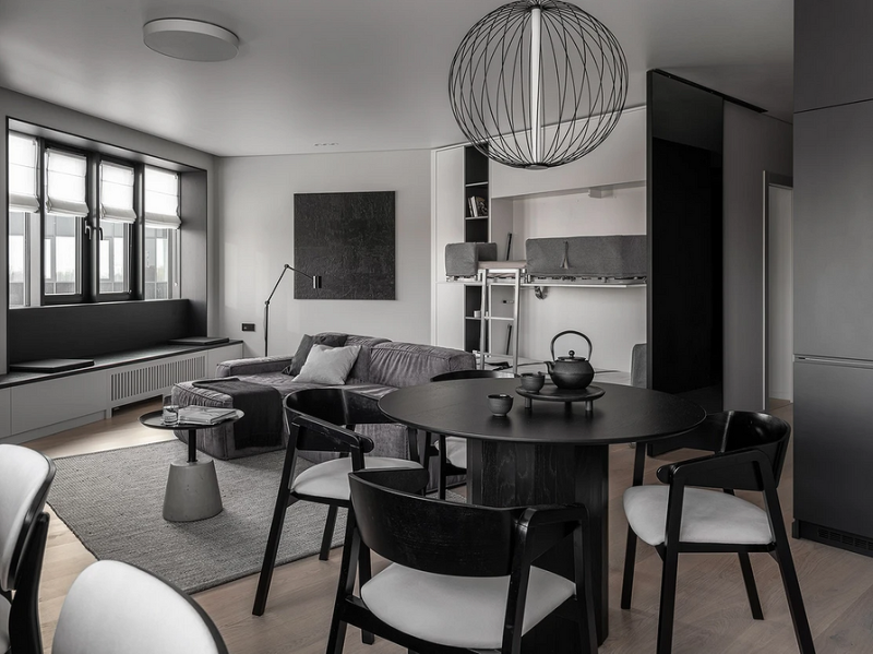 
                                Дизайн гостиной-2024: 9 главных трендов и 92 фото модных интерьеров                            