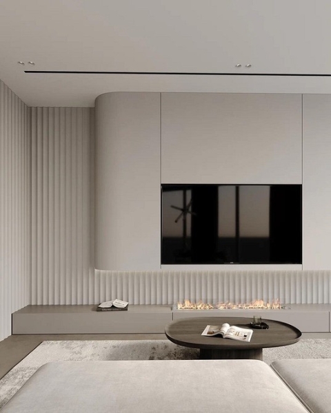 
                                Дизайн гостиной-2024: 9 главных трендов и 92 фото модных интерьеров                            