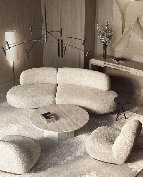 
                                Дизайн гостиной-2024: 9 главных трендов и 92 фото модных интерьеров                            