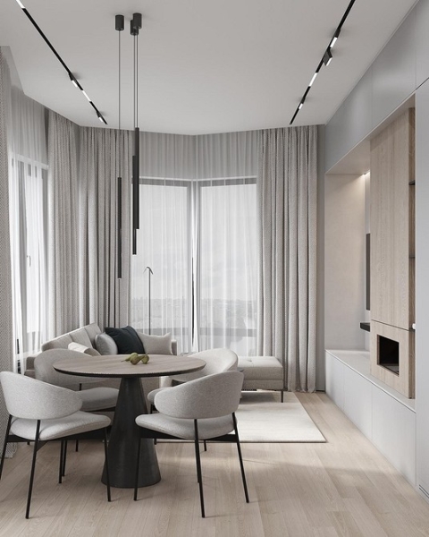 
                                Дизайн гостиной-2024: 9 главных трендов и 92 фото модных интерьеров                            