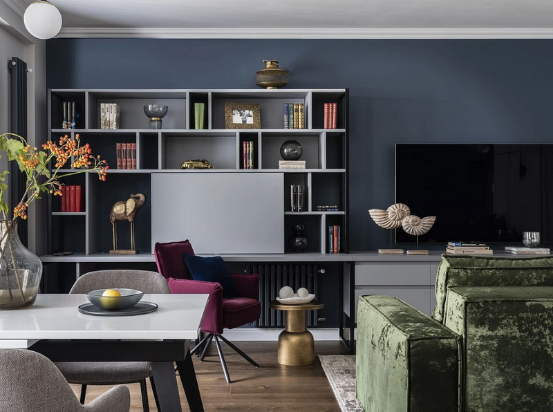 
                                Дизайн гостиной-2024: 9 главных трендов и 92 фото модных интерьеров                            