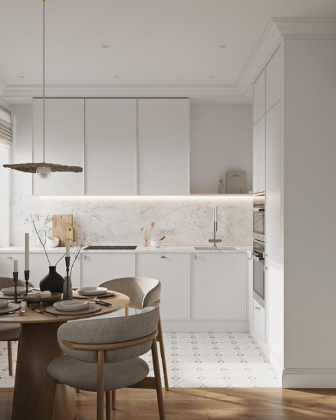 Дизайн кухни-2024: 9 главных трендов в оформлении и планировке (103 фото)