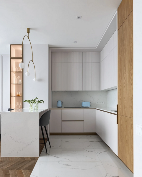 Дизайн кухни-2024: 9 главных трендов в оформлении и планировке (103 фото)