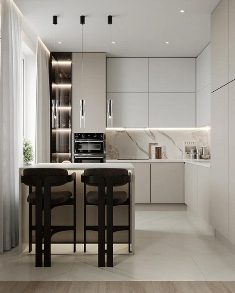 Дизайн кухни-2024: 9 главных трендов в оформлении и планировке (103 фото)