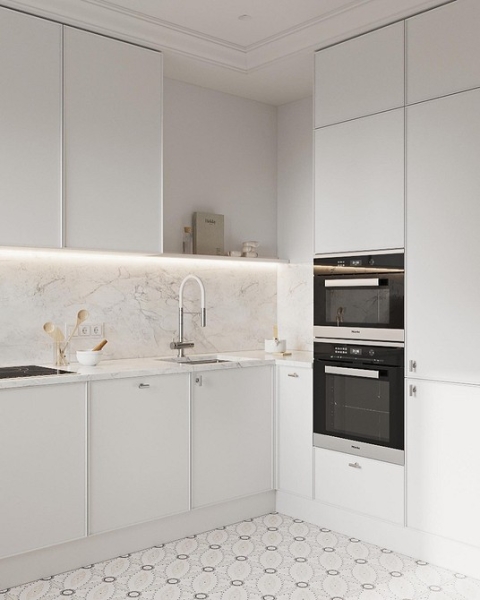 Дизайн кухни-2024: 9 главных трендов в оформлении и планировке (103 фото)