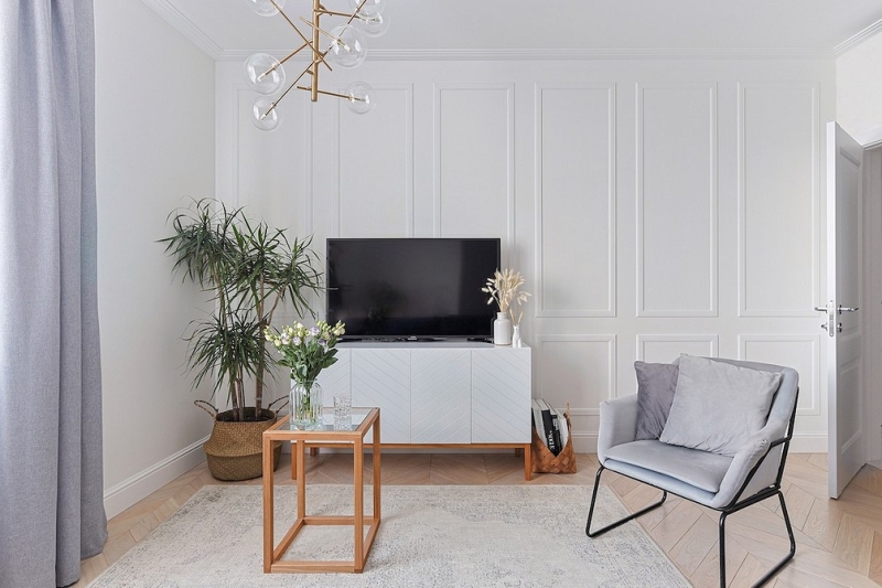 
                                Интерьер надолго: светлая квартира 81 кв. м со сложной планировкой, из которой выжали максимум                            