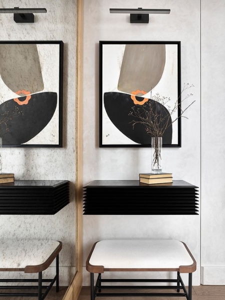 Интерьер с «секретом»: квартира 48 кв. м в стиле современной классики вне времени