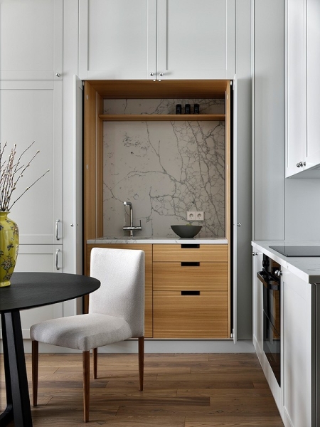 Интерьер с «секретом»: квартира 48 кв. м в стиле современной классики вне времени