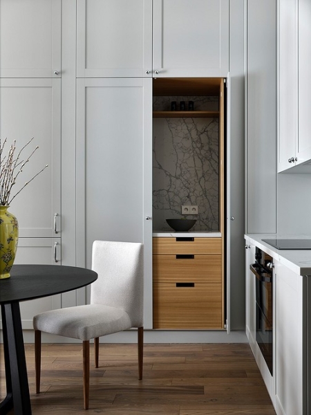 Интерьер с «секретом»: квартира 48 кв. м в стиле современной классики вне времени