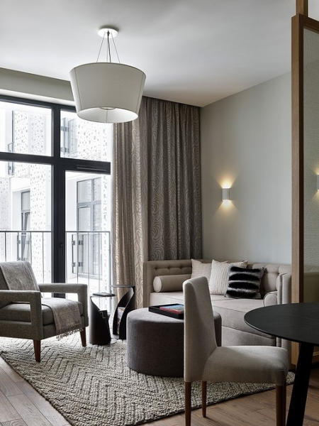 Интерьер с «секретом»: квартира 48 кв. м в стиле современной классики вне времени