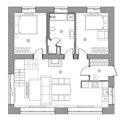 
                                Как создать уютный и гостеприимный интерьер? Дача 121 кв. м в Пермском крае                            